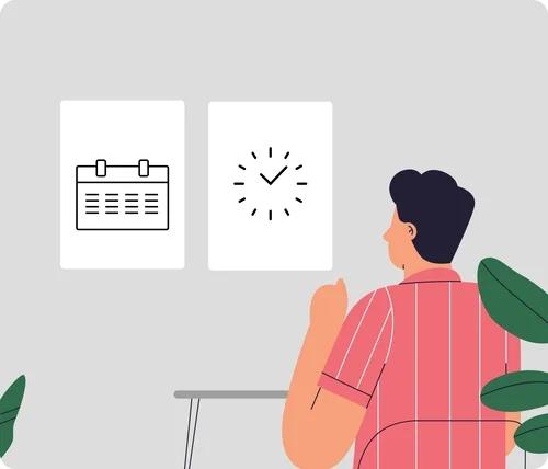 Select a convenient date and time